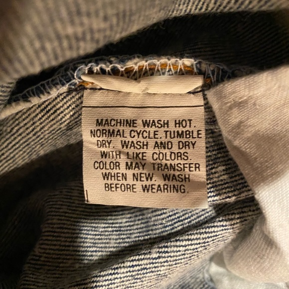 Vintage Levi’s 501 jeans, 1984, never worn or washed, with tags snd flasher tag - Picture 13 of 14